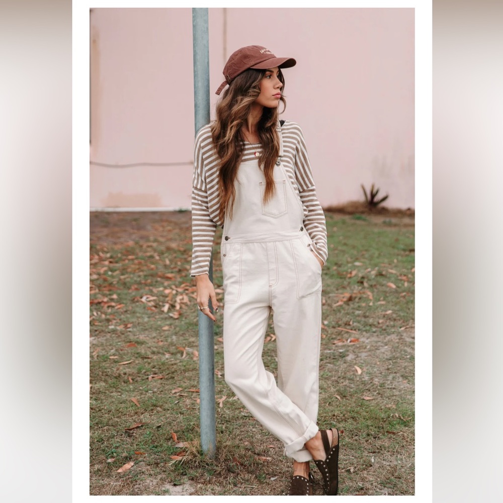 Ottway The Label, Jacks- Unisex off white overalls, size large